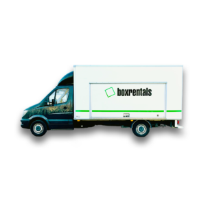 Bestelwagen – 20m³ – modulaire inrichting – met zijkleppen