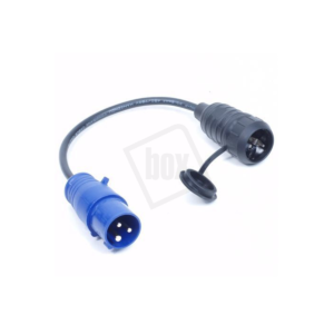 Adapter kabel - 16A CEE (m.) - 16A Shuko (f.)