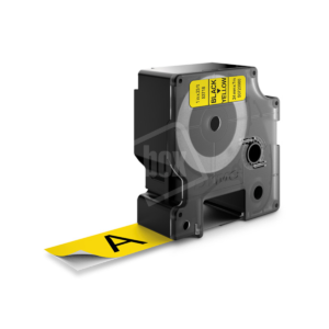 Label tape - 24mm - zwart op geel