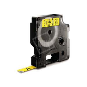 Label tape - 9mm - zwart op geel