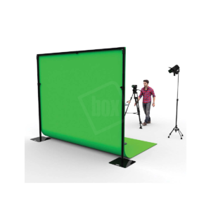 Pipe en drape - chroma doek - 300x590cm - groen