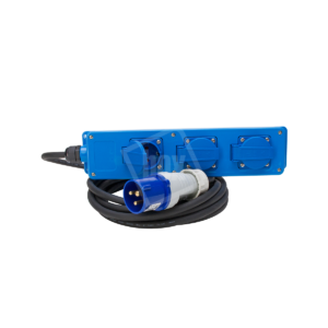 Stekkerdoos - 32A CEE - 3 x 16A Shuko