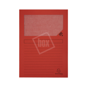 Venstermappen - gerecycleerd - rood