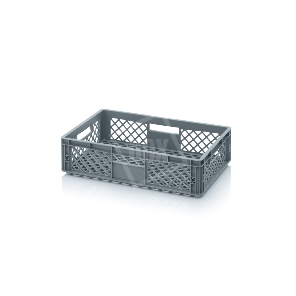 Lakape Eurobox Wände + Boden durchbrochen 29 Liter grau Griffe ab 52,24