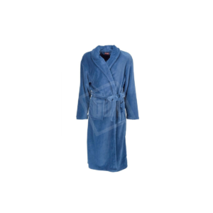 Badjas - polyester - blauw