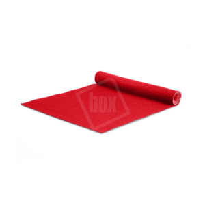 Beurstapijt - rood - 4m breed