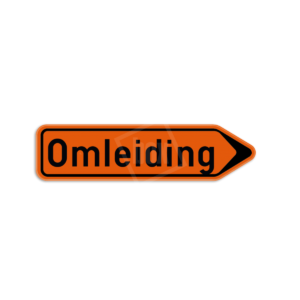 Verkeersbord - F41 omleiding - rechts