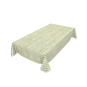 Tafelzeil - non-woven - groen geruit - 140 x 240 cm