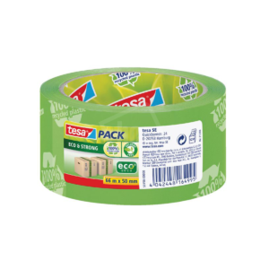 Verpakkingstape - 50mm x 66m - groen - eco