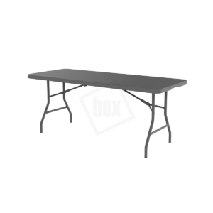 Vouwtafel - grijs - 183 x 76 cm - koffermodel - 350kg