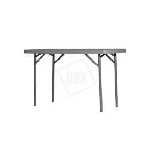 Vouwtafel - grijs - 122 x 61 cm