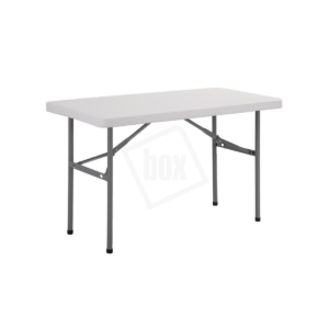 Vouwtafel - wit - 122 x 61 cm