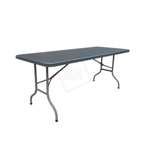 Vouwtafel - zwart - 185 x 75 cm