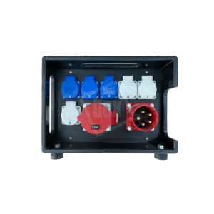 Distributiebox - 32A/5 naar 6x shuko 16A