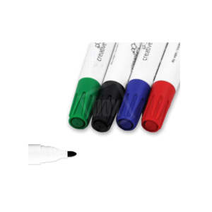 Boardmarker - ronde punt - set 4 stuks
