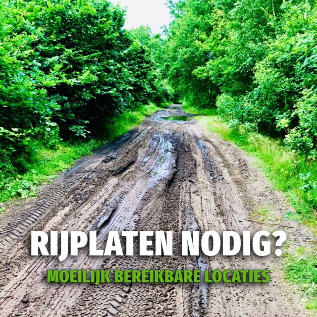 Rijplaten nodig?