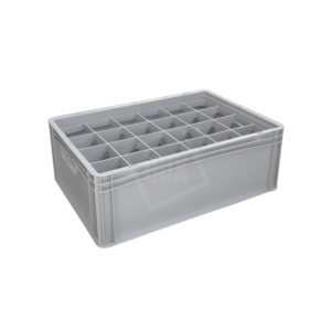 EuroBOX 60x40x22 - voor glazen - 24