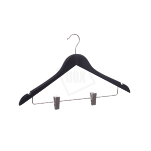 Kledinghanger - hout - met clips