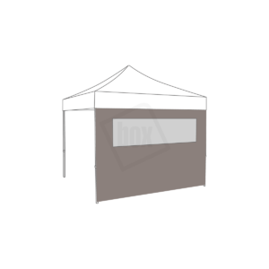 BOXtent 3x3M - zand - zijwand - raam