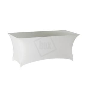 Vouwtafel – stretchhoes - wit