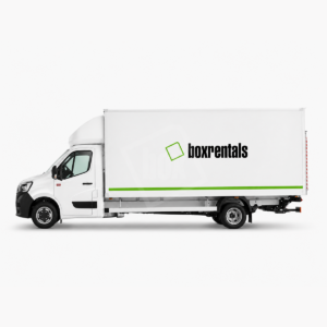 Bestelwagen - 20m³ - modulaire inrichting - laadbrug